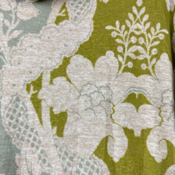 Anthropologie Saturday Sunday Floral Turtleneck Sweater Dress Womens XS Green - Picture 8 of 16